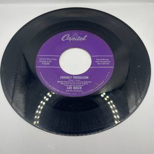 Capitol‎ Friendly Persuasion Lou Busch Portofino 7 inch Record VTG